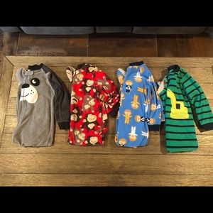 Size 2T fleece jammies - set of 4!!!